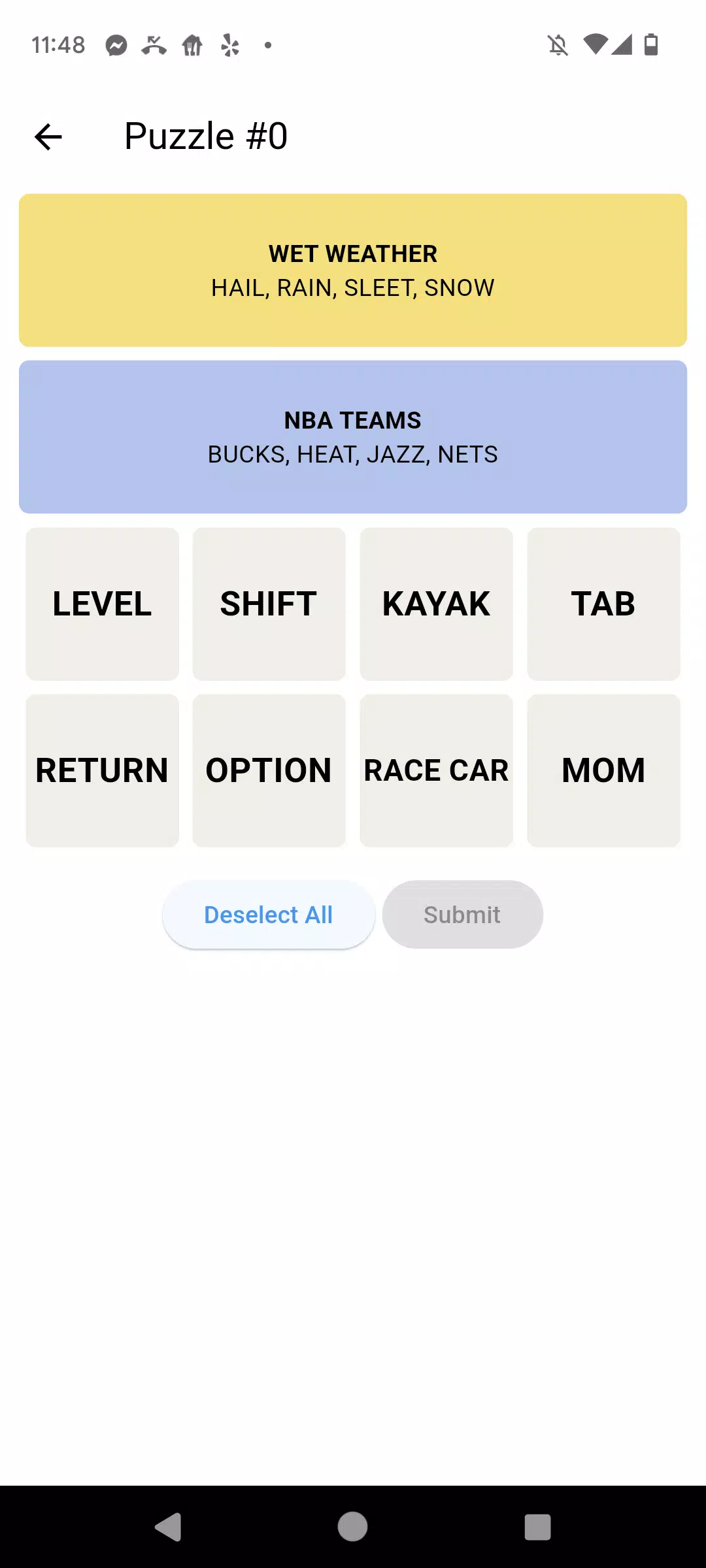 Connections Game Archive Screenshot 2