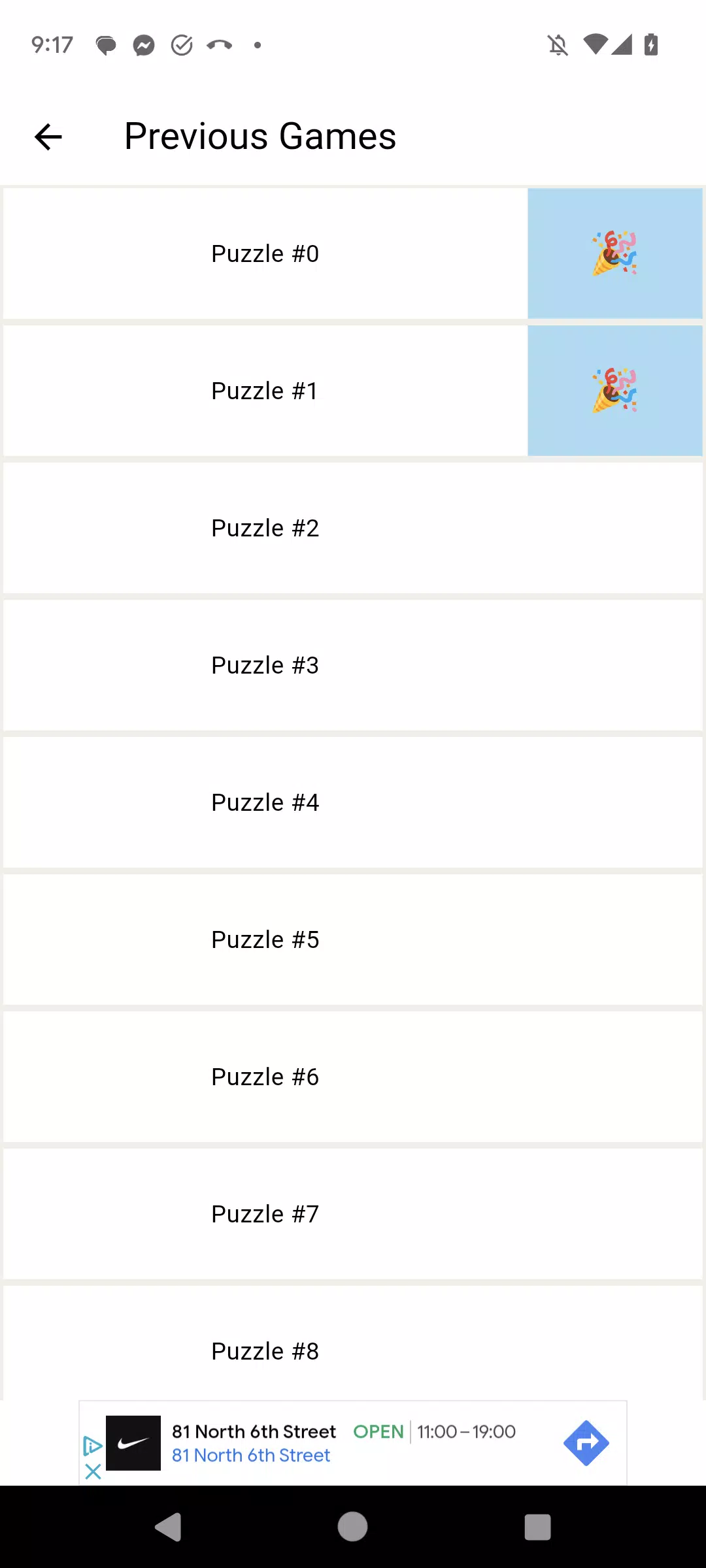 Connections Game Archive Screenshot 3