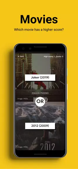 The Higher or Lower Game Screenshot 1