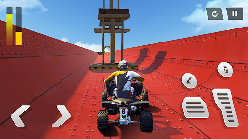 Flying ATV Crash: Quad Stunts Screenshot 2