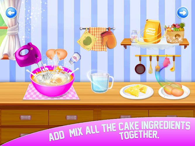 Cake Maker Sweet Bakery Games Screenshot 9