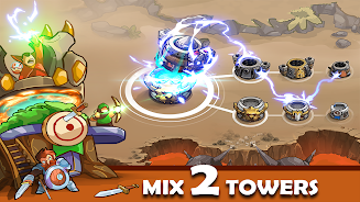King Of Defense: Merge TD Screenshot 1
