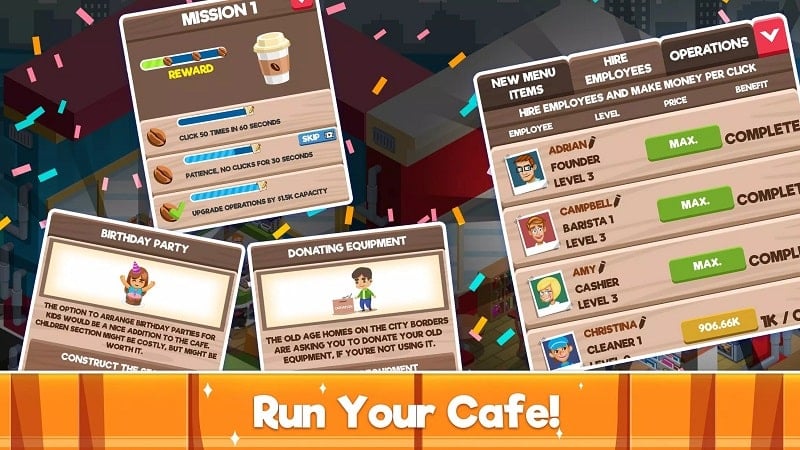 Idle Coffee Shop Tycoon Screenshot 3