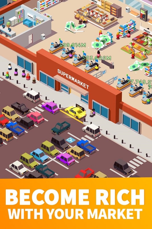 Idle Supermarket Tycoon Screenshot 2