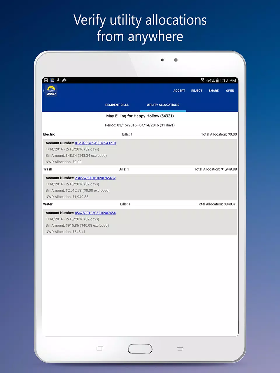 NWP Action Center Screenshot 8