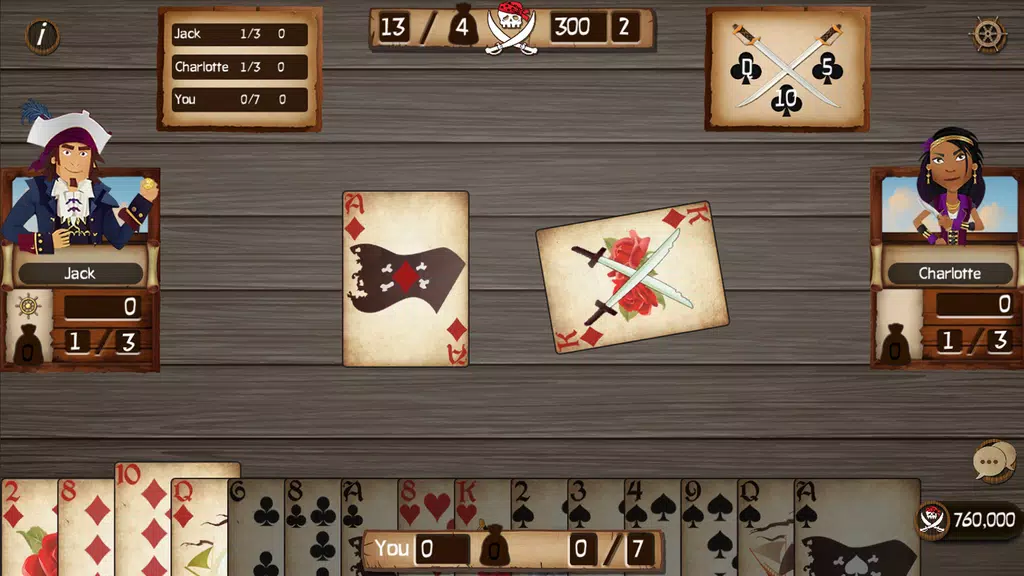 Spades Cutthroat Pirates Screenshot 3