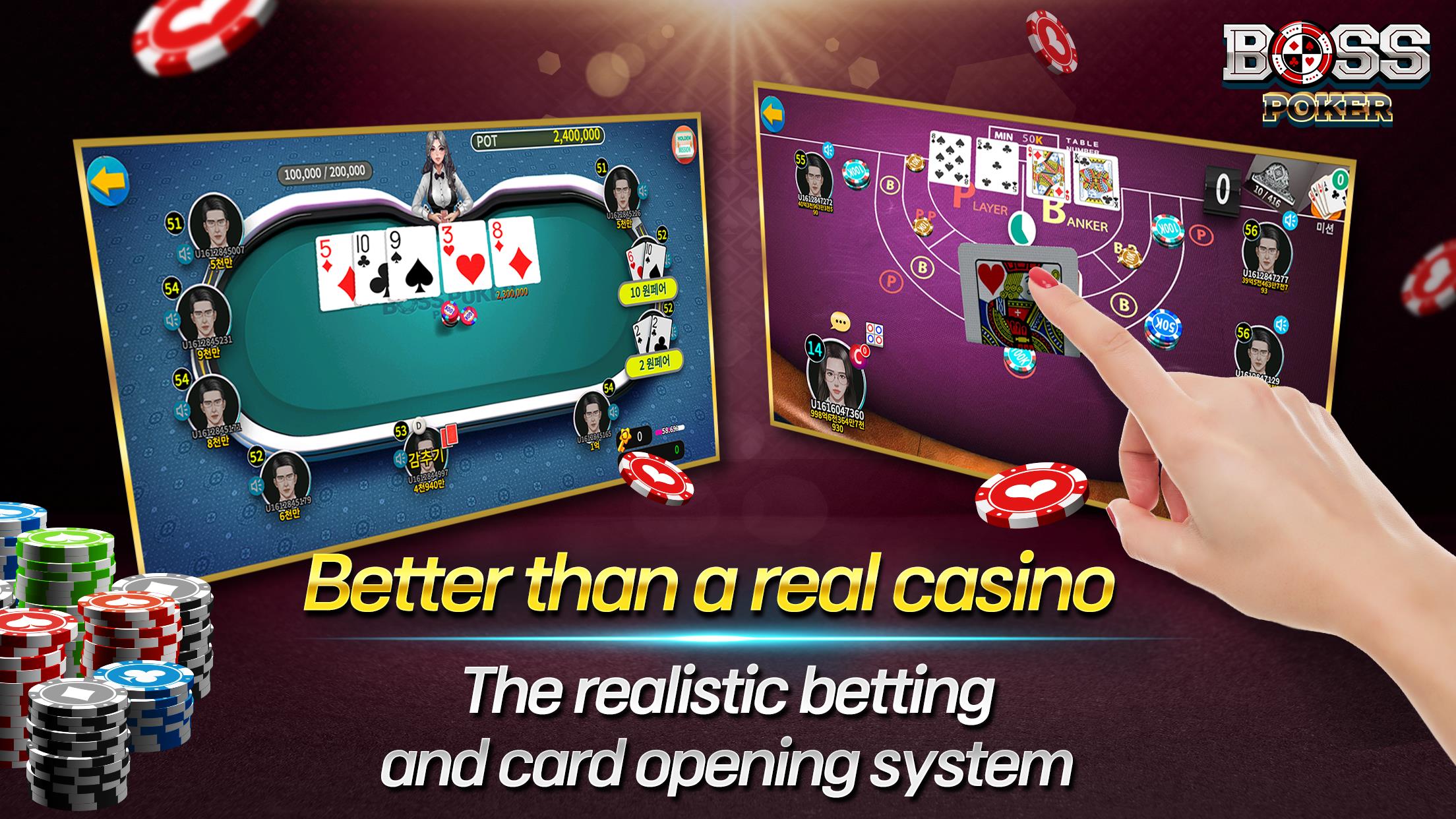 BossPoker - BJ Holdem Baccarat Screenshot 5