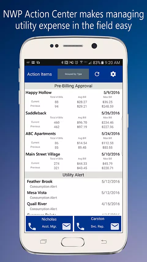 NWP Action Center Screenshot 1