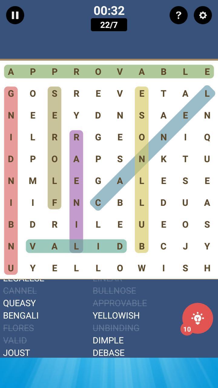 Word Search Game Screenshot 1