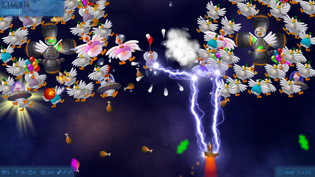Chicken Invaders Universe Screenshot 1