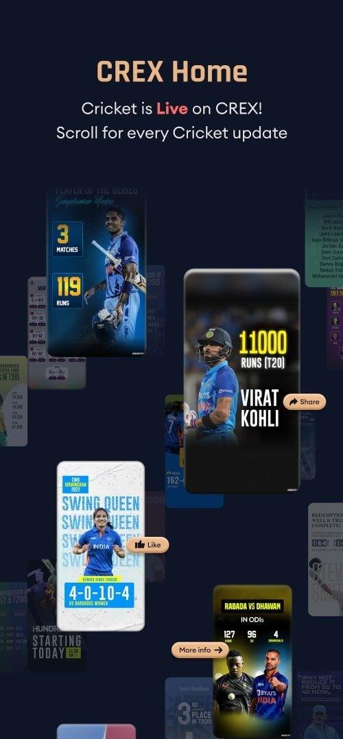CREX - Cricket Exchange Screenshot 1