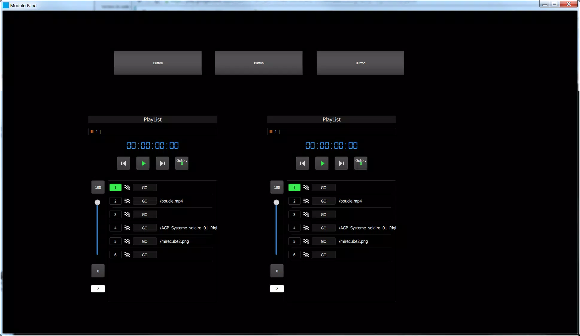 Modulo Panel Screenshot 2