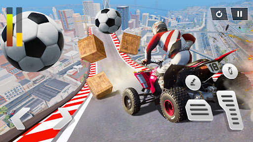 Flying ATV Crash: Quad Stunts Screenshot 5