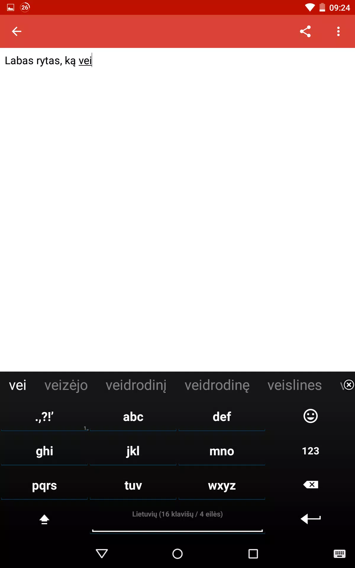 Lithuanian for AnySoftKeyboard Screenshot 8