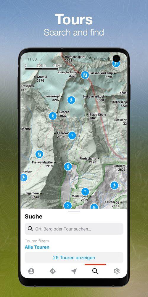 bergfex Tours Screenshot 1