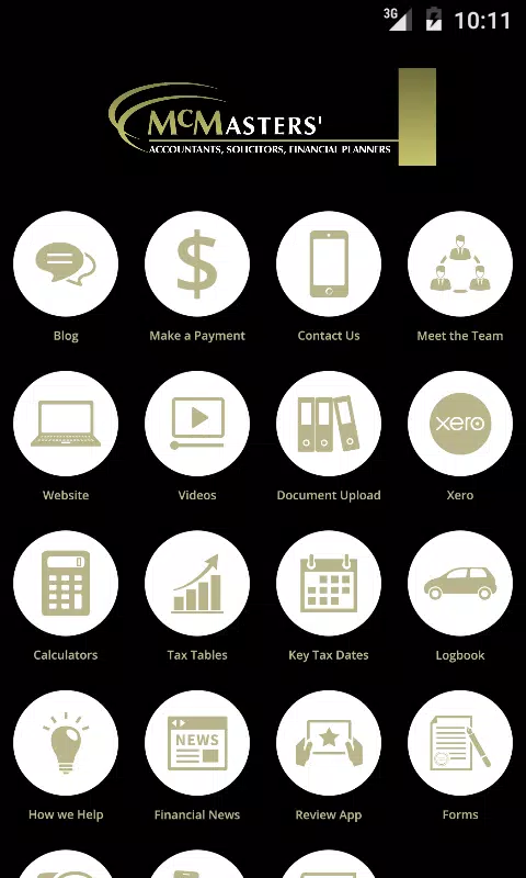 McMasters Accountants Screenshot 2