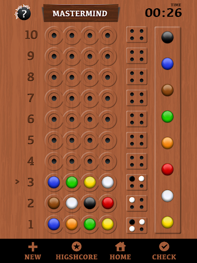 Classic MasterMind Screenshot 3