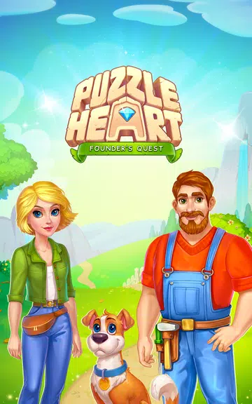 Puzzle Heart Match-3 in a Row Screenshot 1
