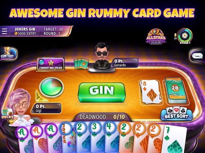 Gin Rummy Stars - Card Game Screenshot 6