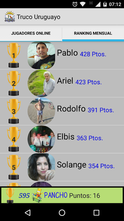 Truco Uruguayo Screenshot 5