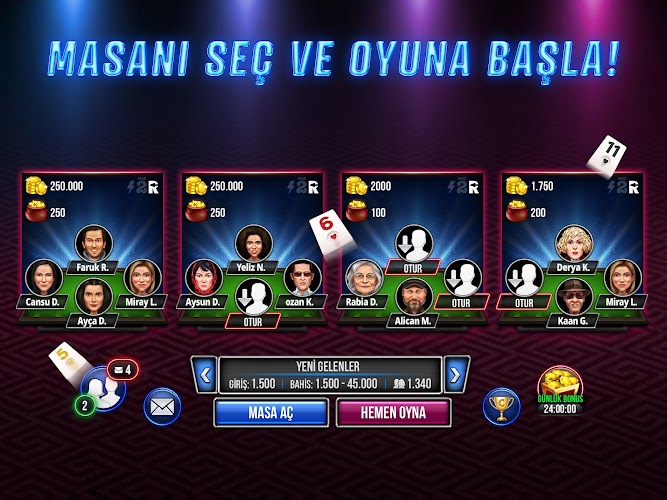 Can Okey - Online Çanak Okey Screenshot 8