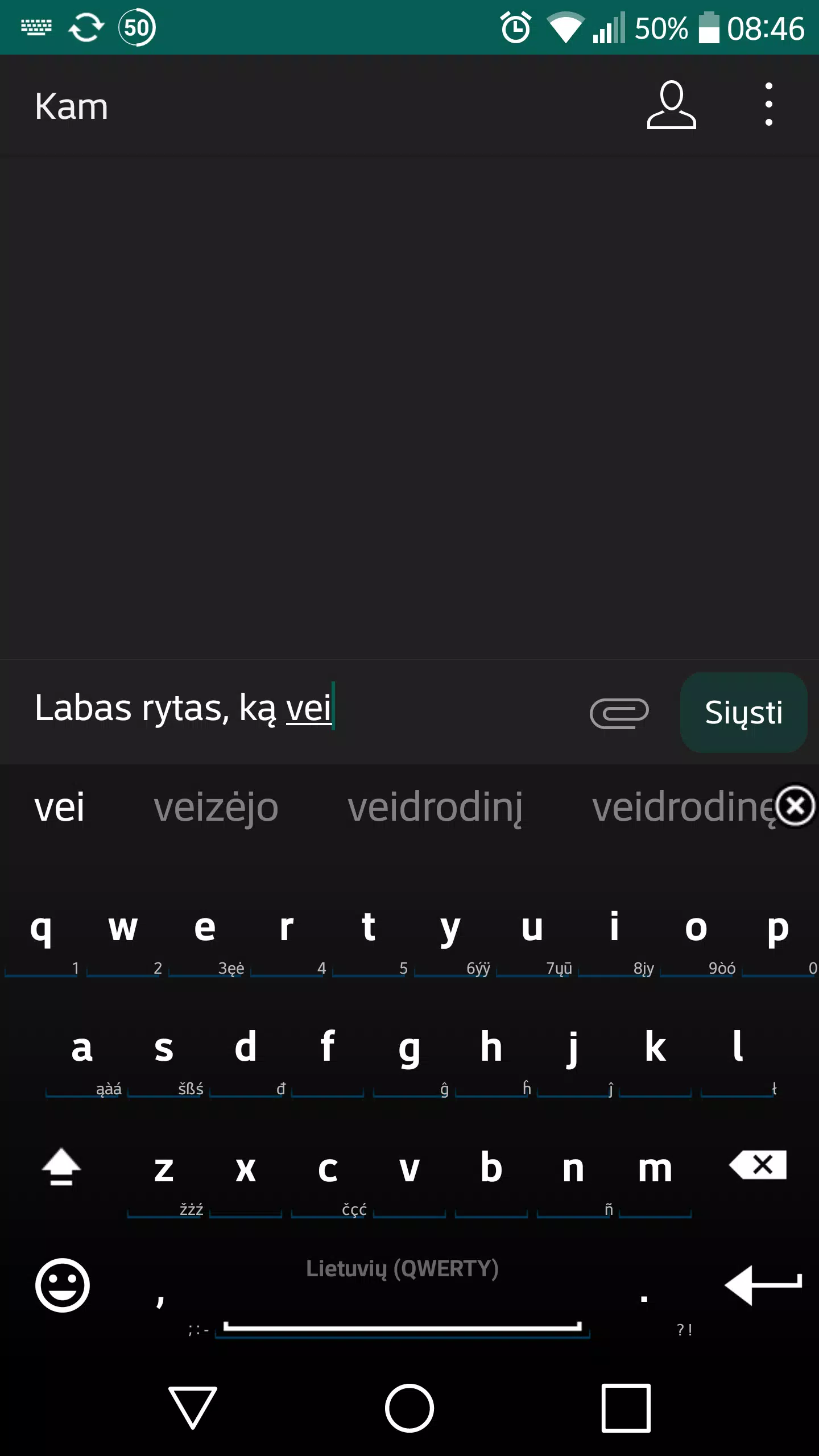 Lithuanian for AnySoftKeyboard Screenshot 7