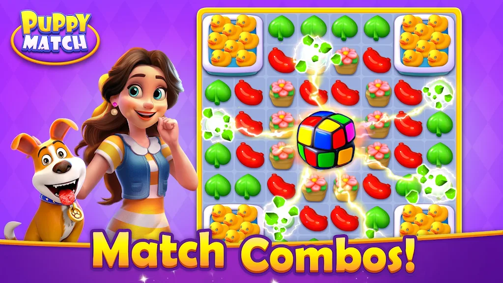 Puppy Match : Match 3 Game Screenshot 1