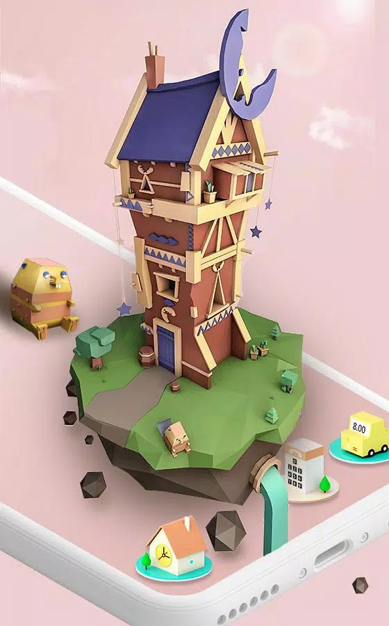 Magic town theme for galaxy m3 Screenshot 1