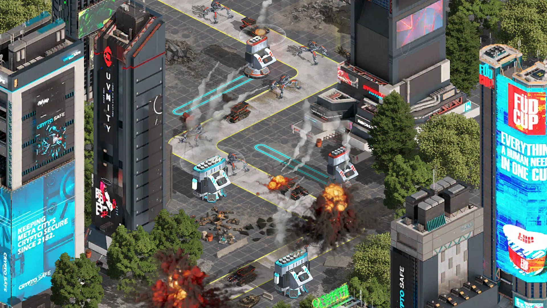 Rush War TD - Tower Defense Screenshot 1
