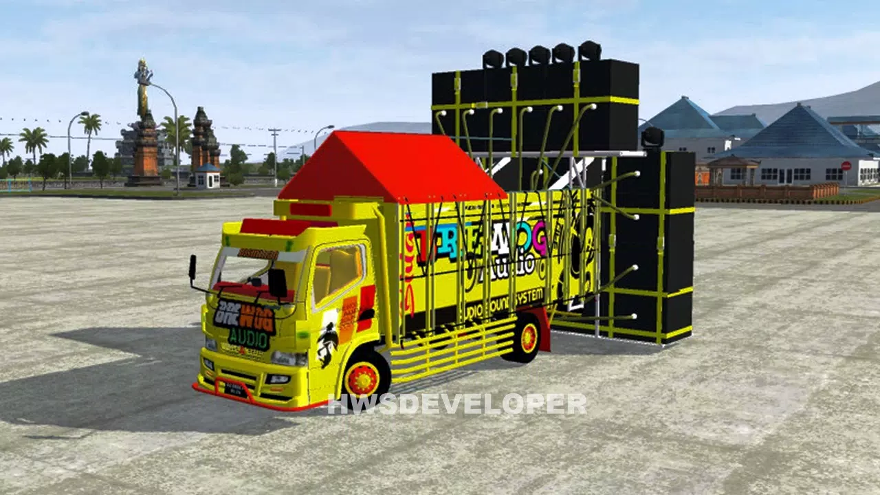 Mod Bussid DJ Truck Simulator Screenshot 1