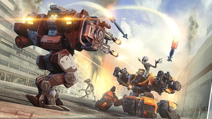 Robots vs Aliens - Robowars Screenshot 1