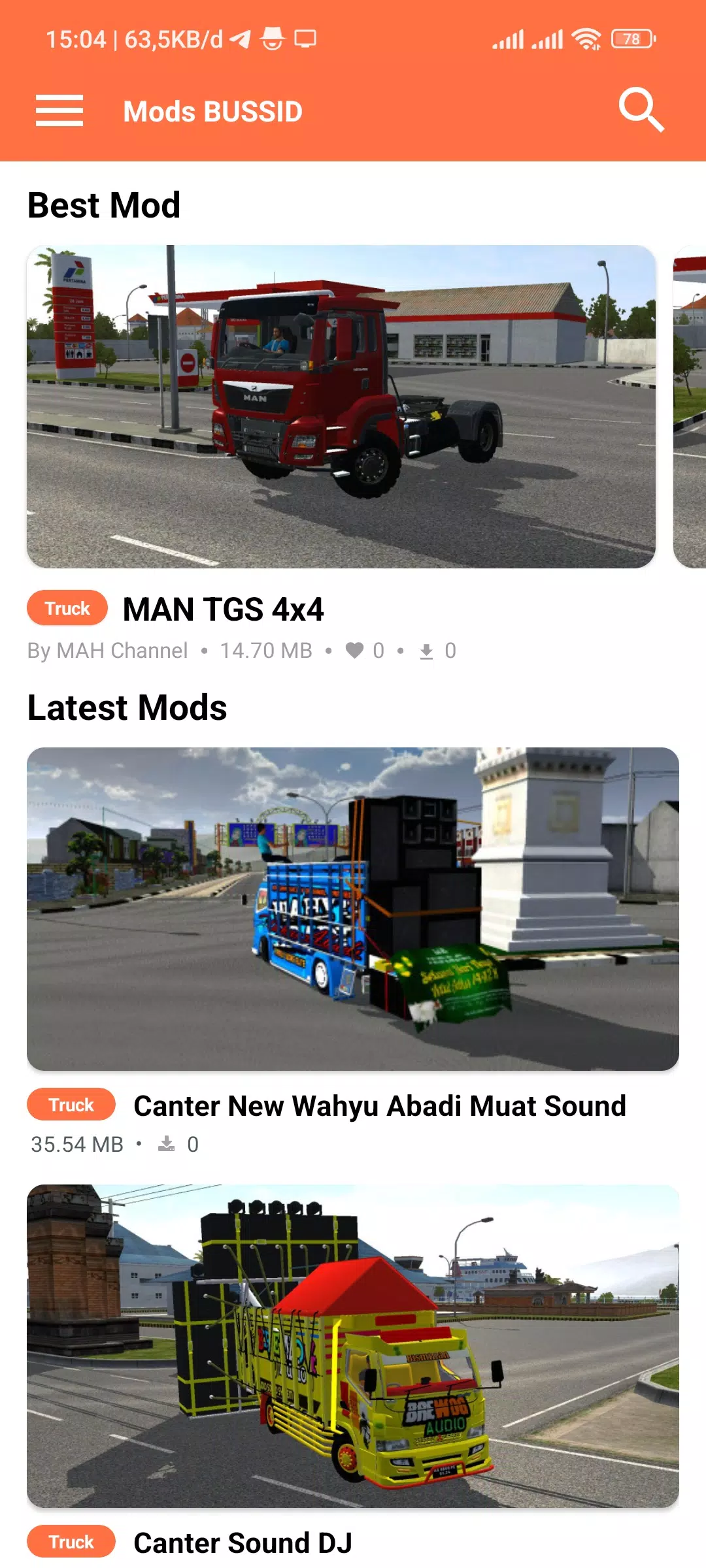 Mod Bussid DJ Truck Simulator Screenshot 3
