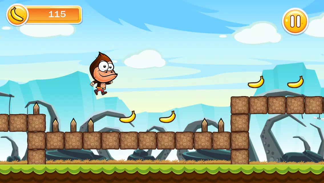 super gorilla banana kong run Screenshot 6