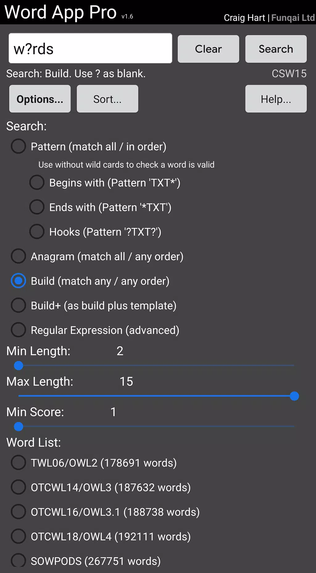Word App Screenshot 2