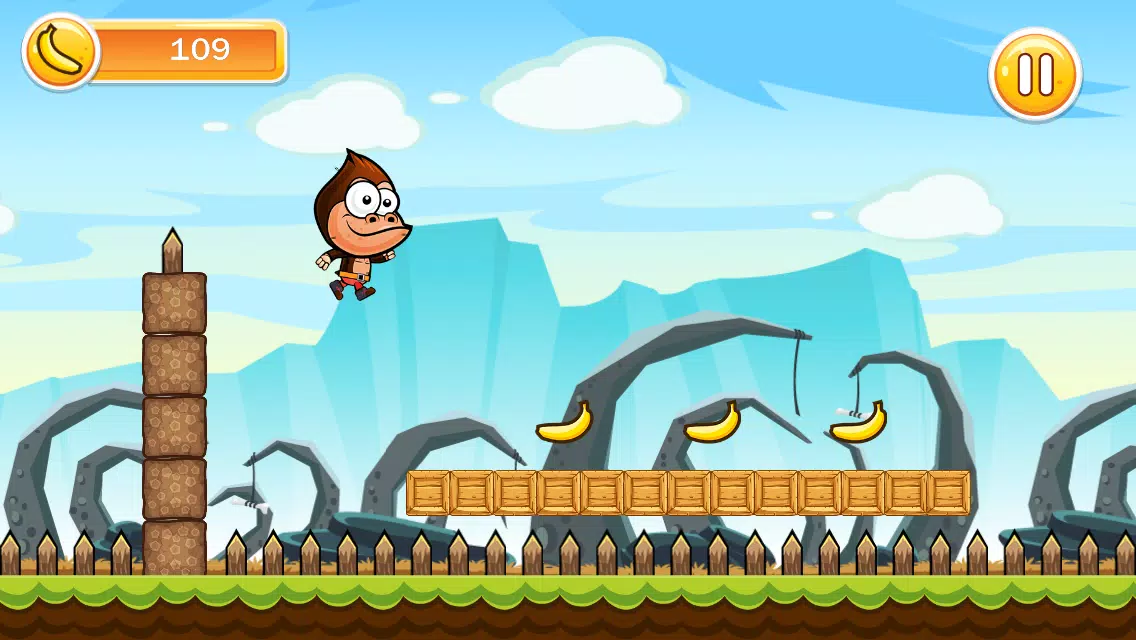 super gorilla banana kong run Screenshot 4