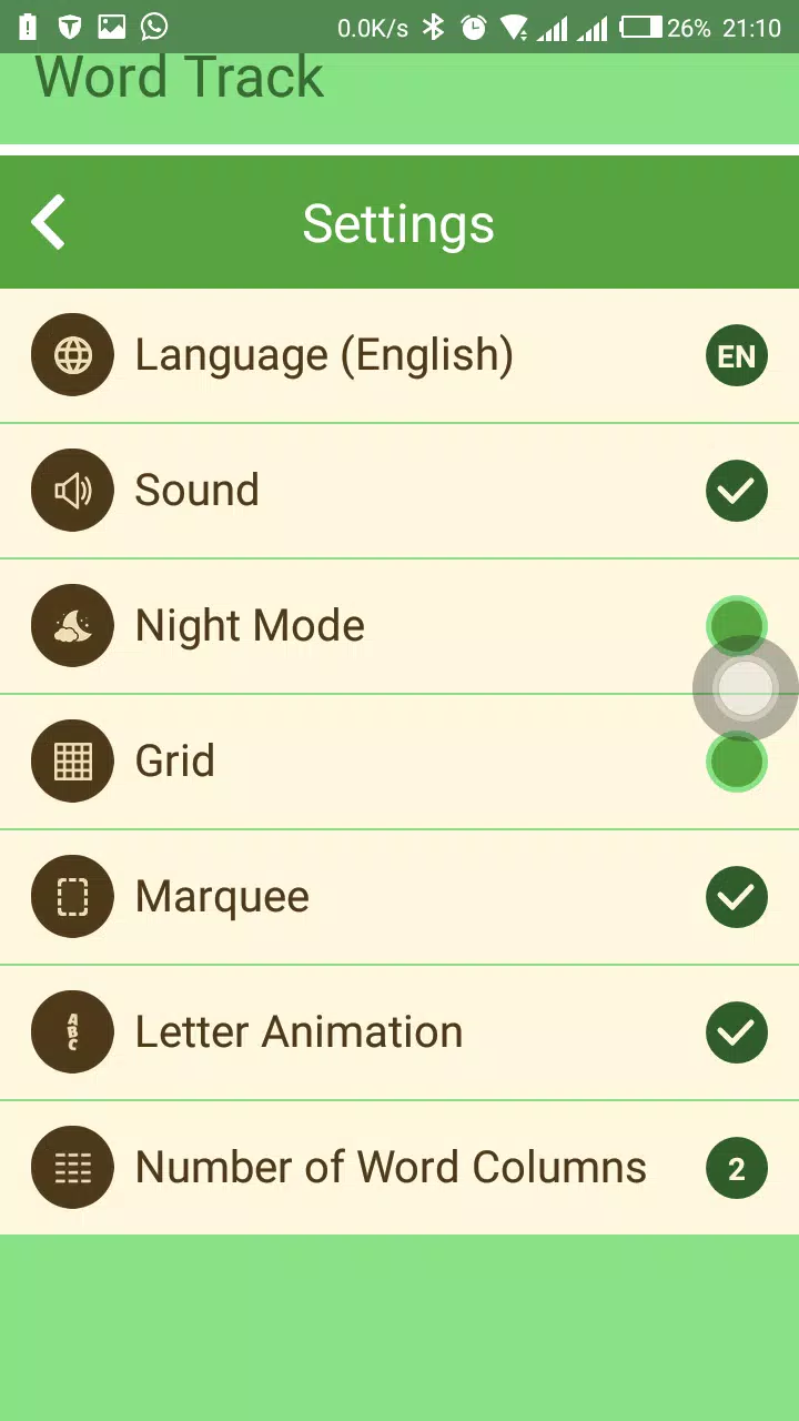 Word Track Screenshot 2
