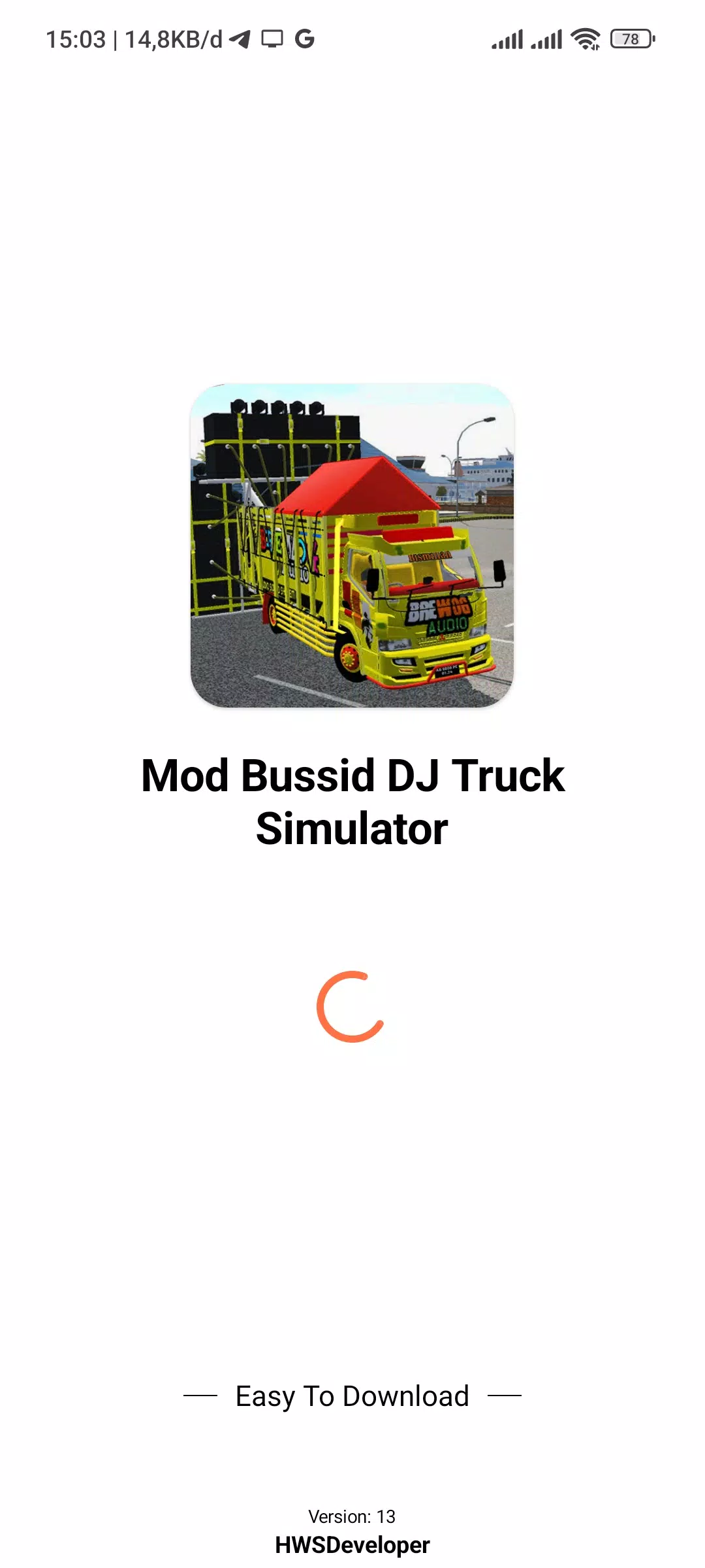Mod Bussid DJ Truck Simulator Screenshot 2