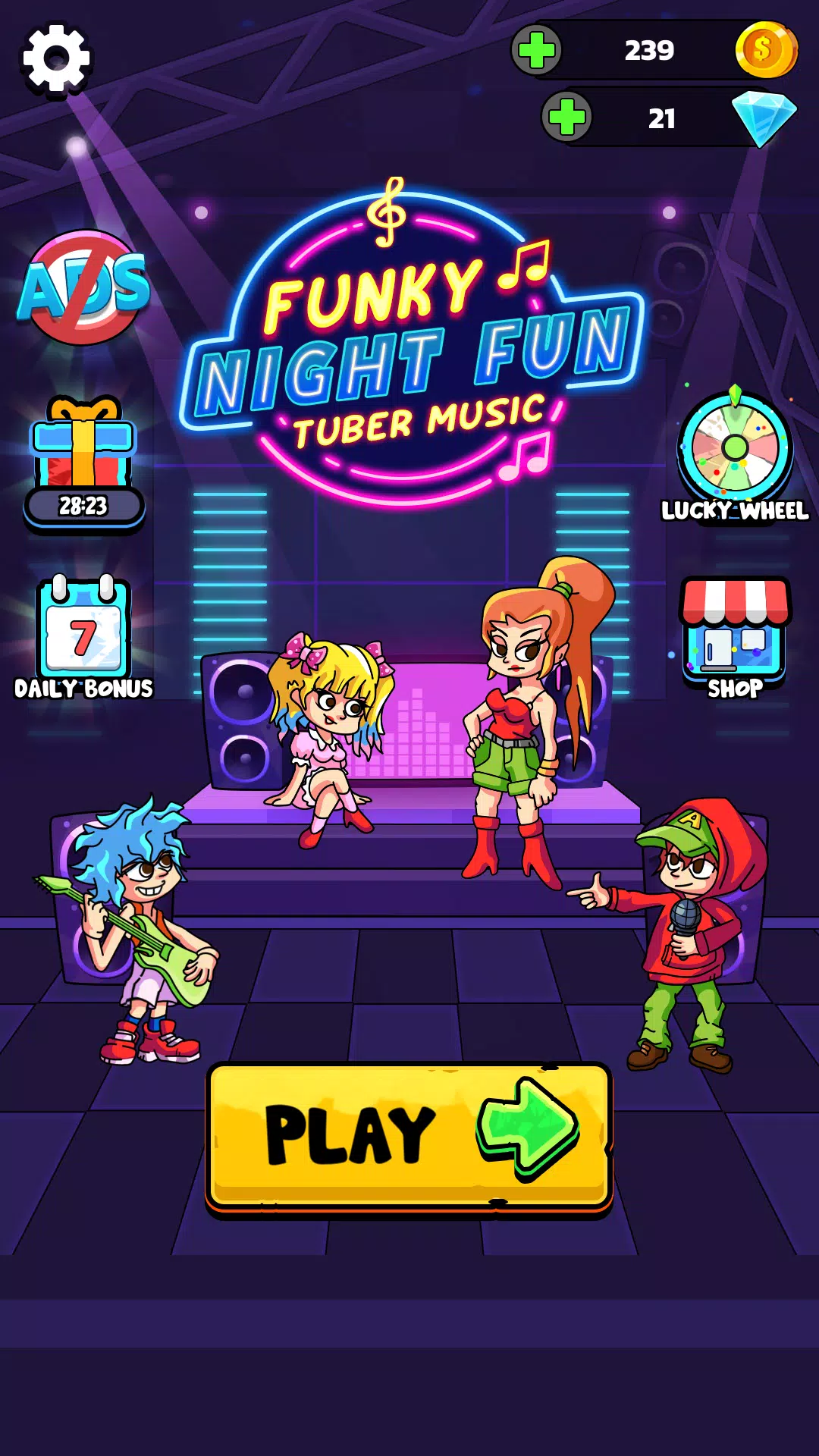 Funky Night Fun: Tuber Music Screenshot 5