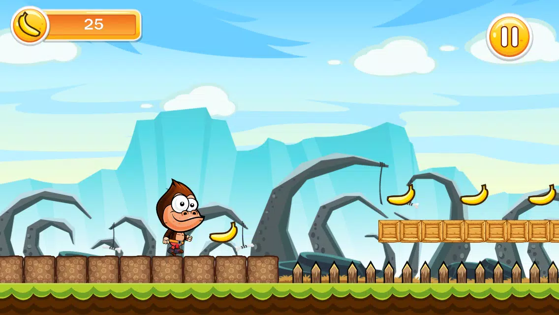 super gorilla banana kong run Screenshot 3