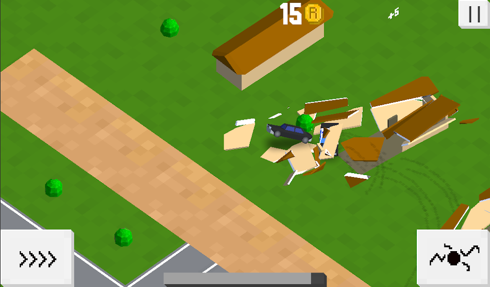 Rampage On Wheels Screenshot 1