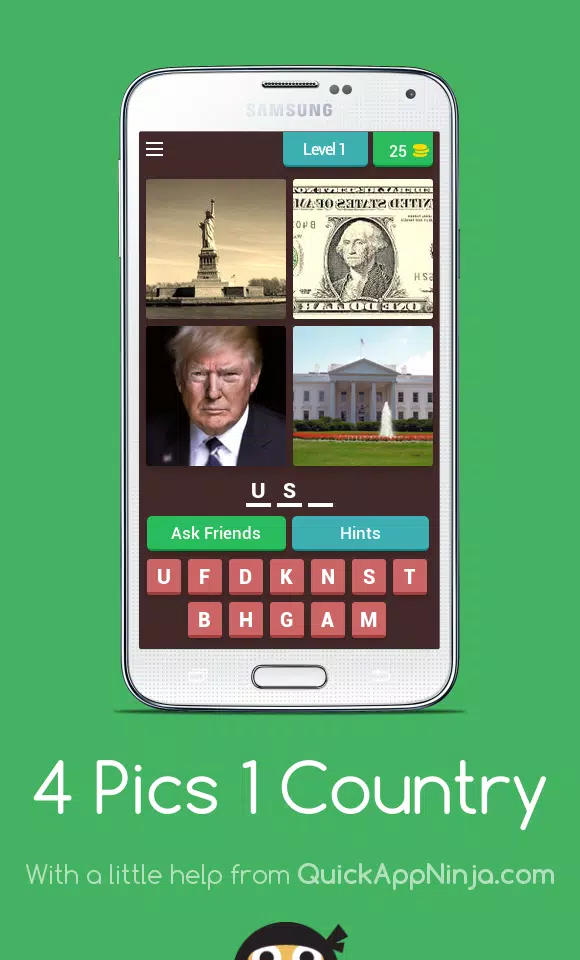 4 Pics 1 Country Screenshot 2