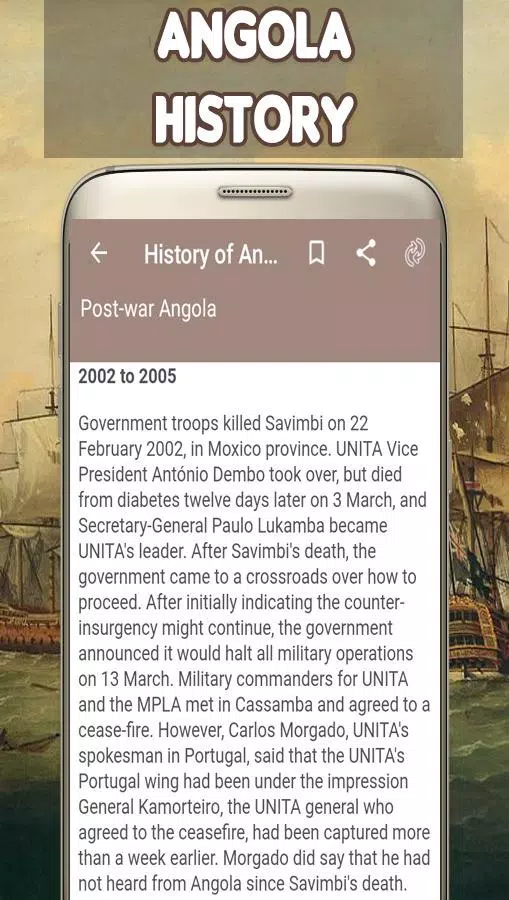 History of Angola Screenshot 3