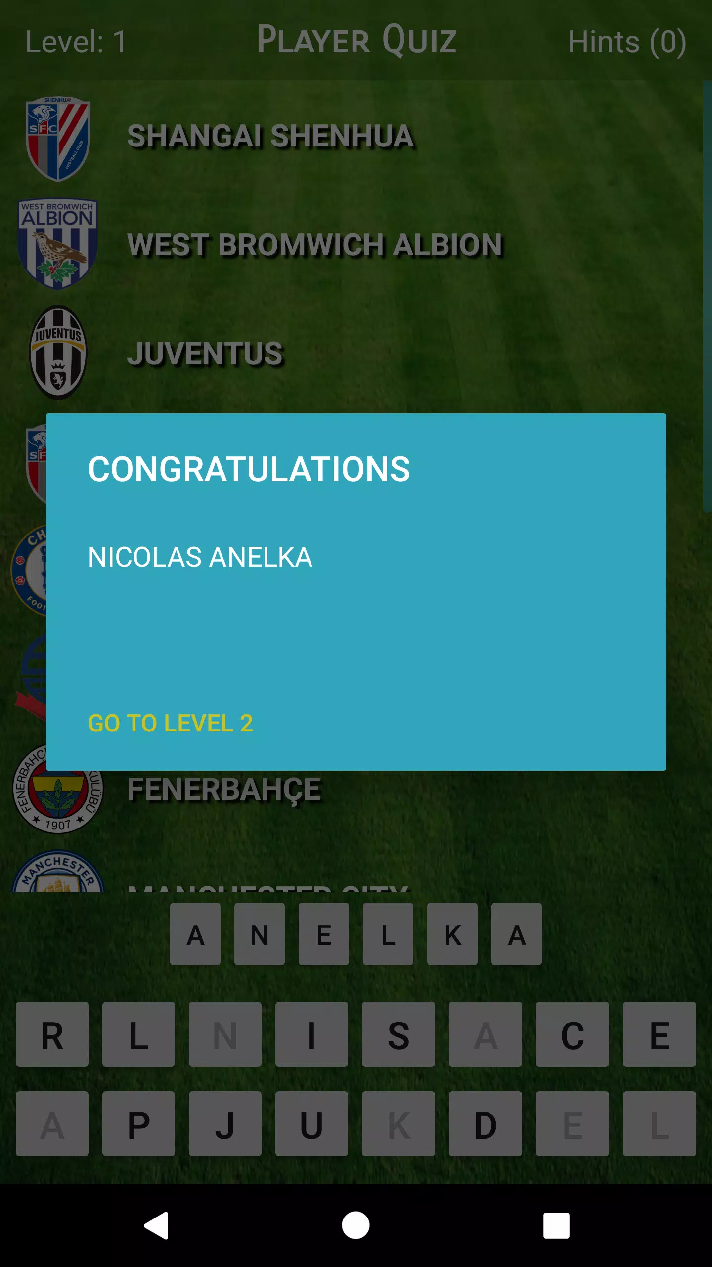 Player Quiz Screenshot 5