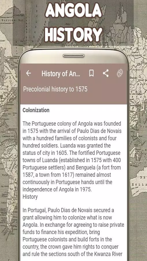 History of Angola Screenshot 1